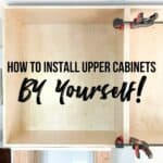 How to Install a Corner Cabinet - The Handyman's Daughter