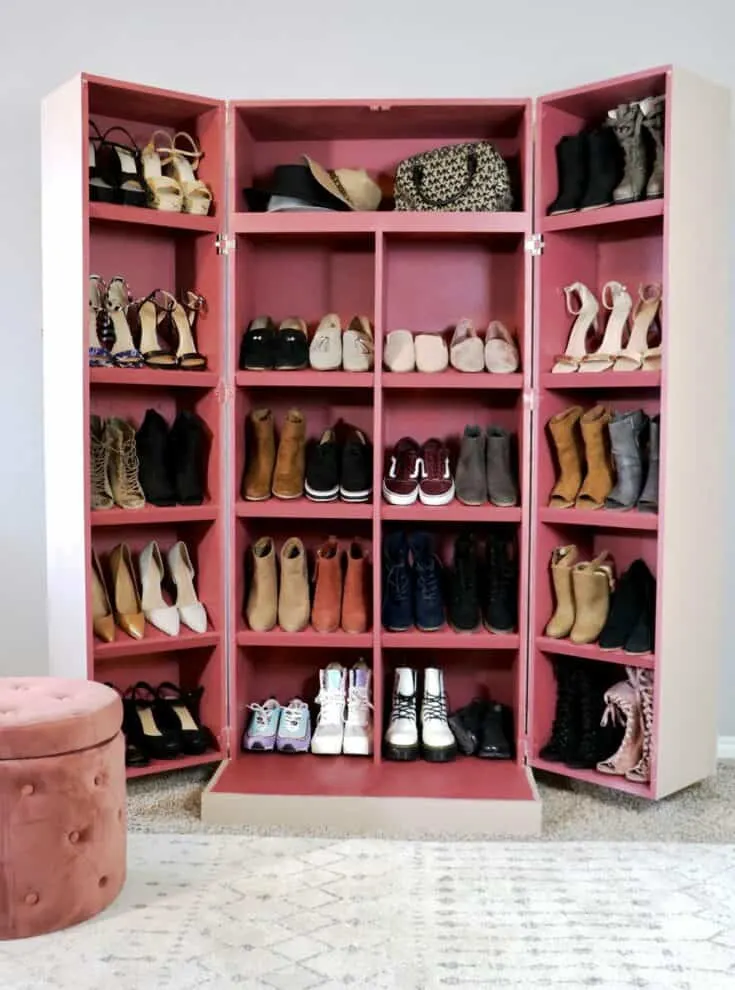 The Best Cheap DIY Shoe Storage - Easy Peasy Creative Ideas