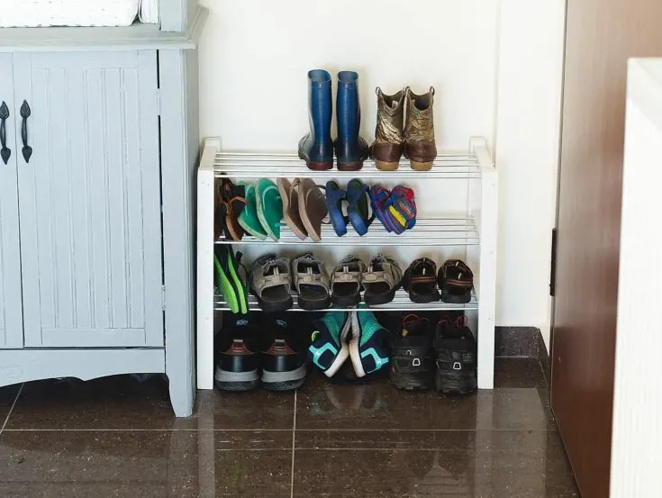 DIY SHOE ORGANIZER USING CARDBOARD- shoe rack/ storage ideas using recycled  boxes 