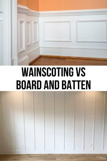 Wainscoting vs Board and Batten - The Handyman's Daughter