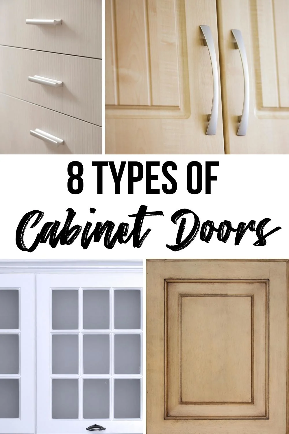 Types of Cabinet Doors - 8 Popular Styles - The Handyman's Daughter