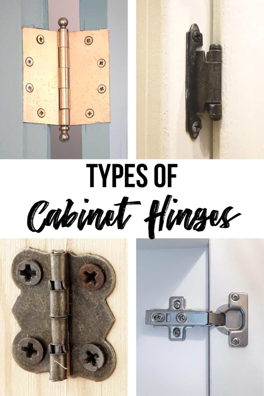 Beginner's Guide to Cabinet Hinge Types - The Handyman's Daughter