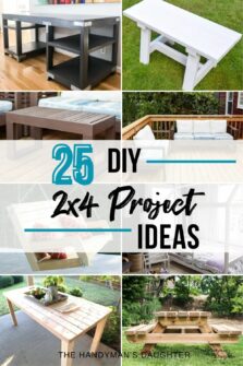 25 Cheap & Easy DIY 2x4 Project Ideas - The Handyman's Daughter