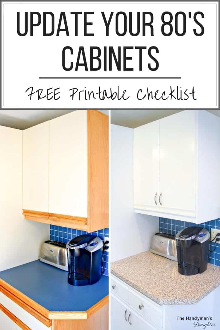 Update Your 80s Cabinets Free Printable Checklist Pinterest 