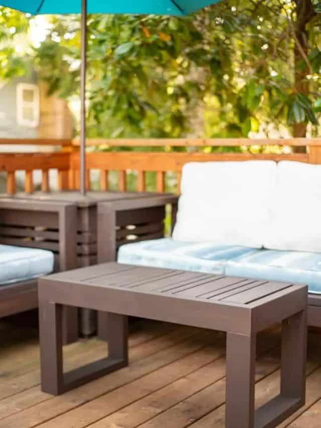 2x4 outdoor coffee deals table