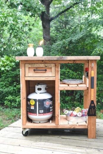 11 Easy DIY Outdoor Grill Station Ideas to Make this Weekend - The ...