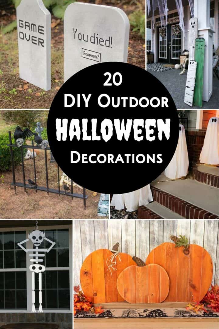 20 Fun or Scary DIY Outdoor Halloween Decorations - The Handyman's Daughter