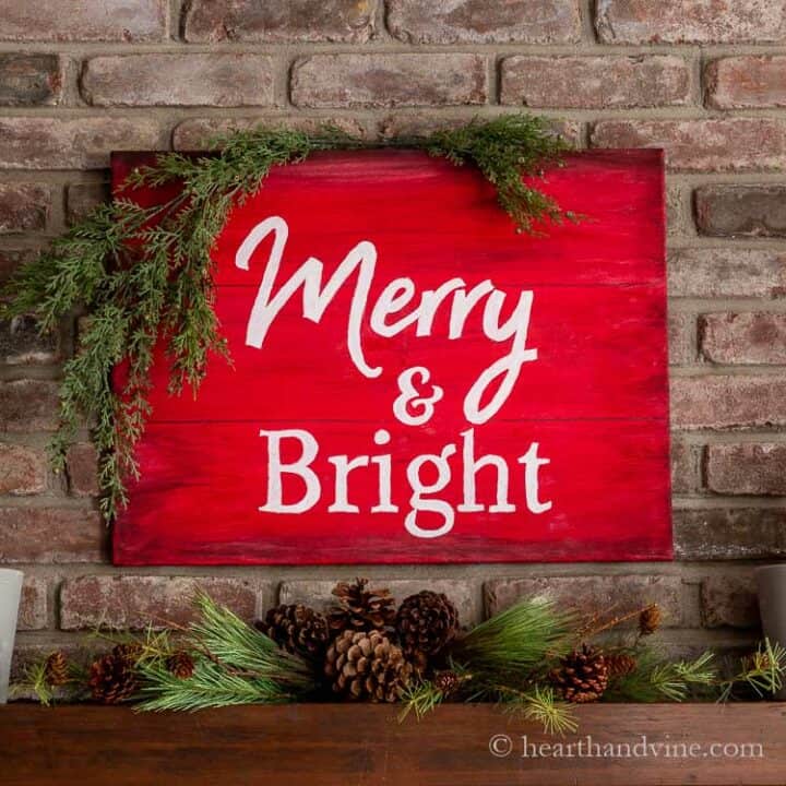 20 Festive DIY Christmas Signs You Can Make - The Handyman's Daughter