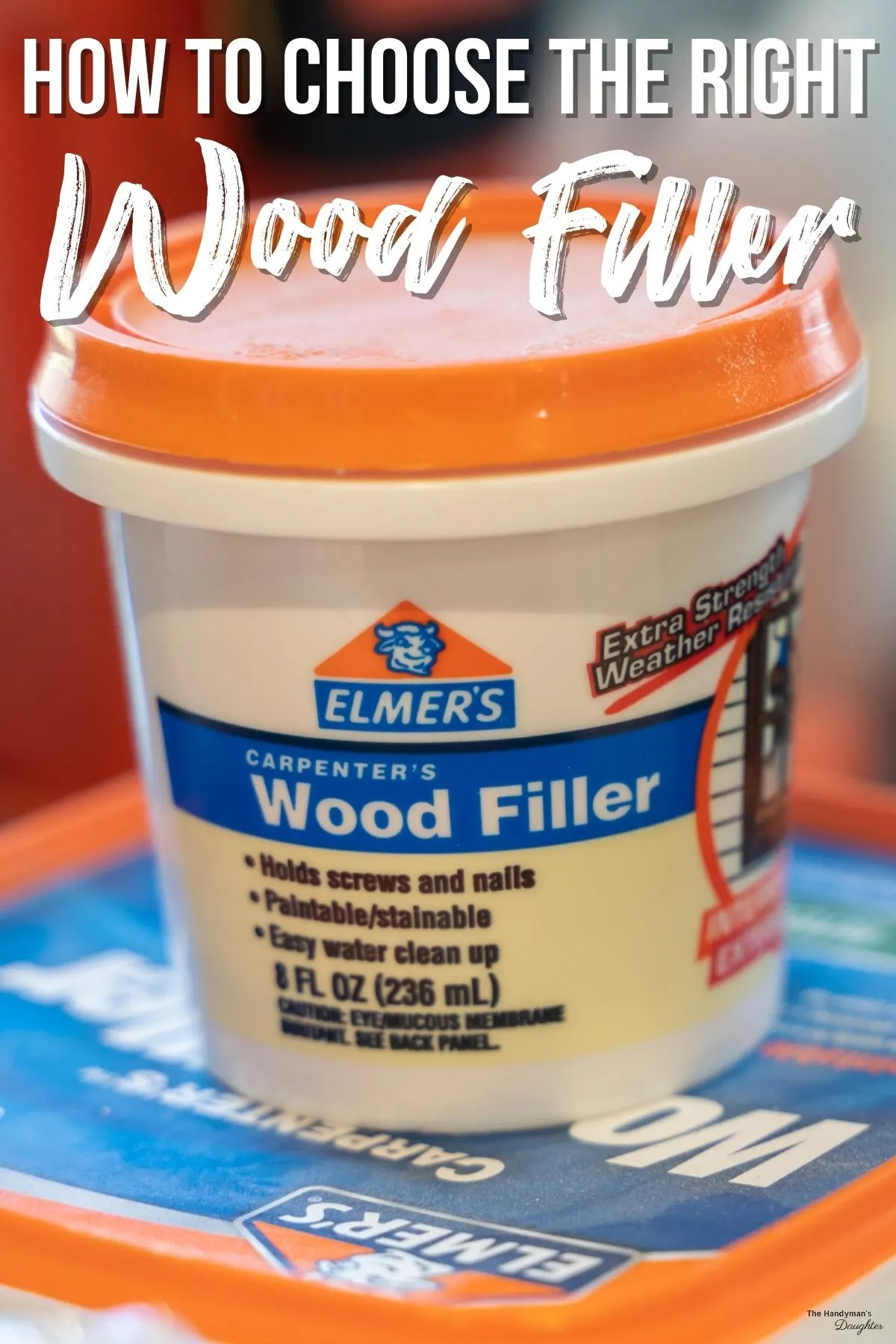 Water-Based Wood & Grain Filler, Replace Every Filler & Putty