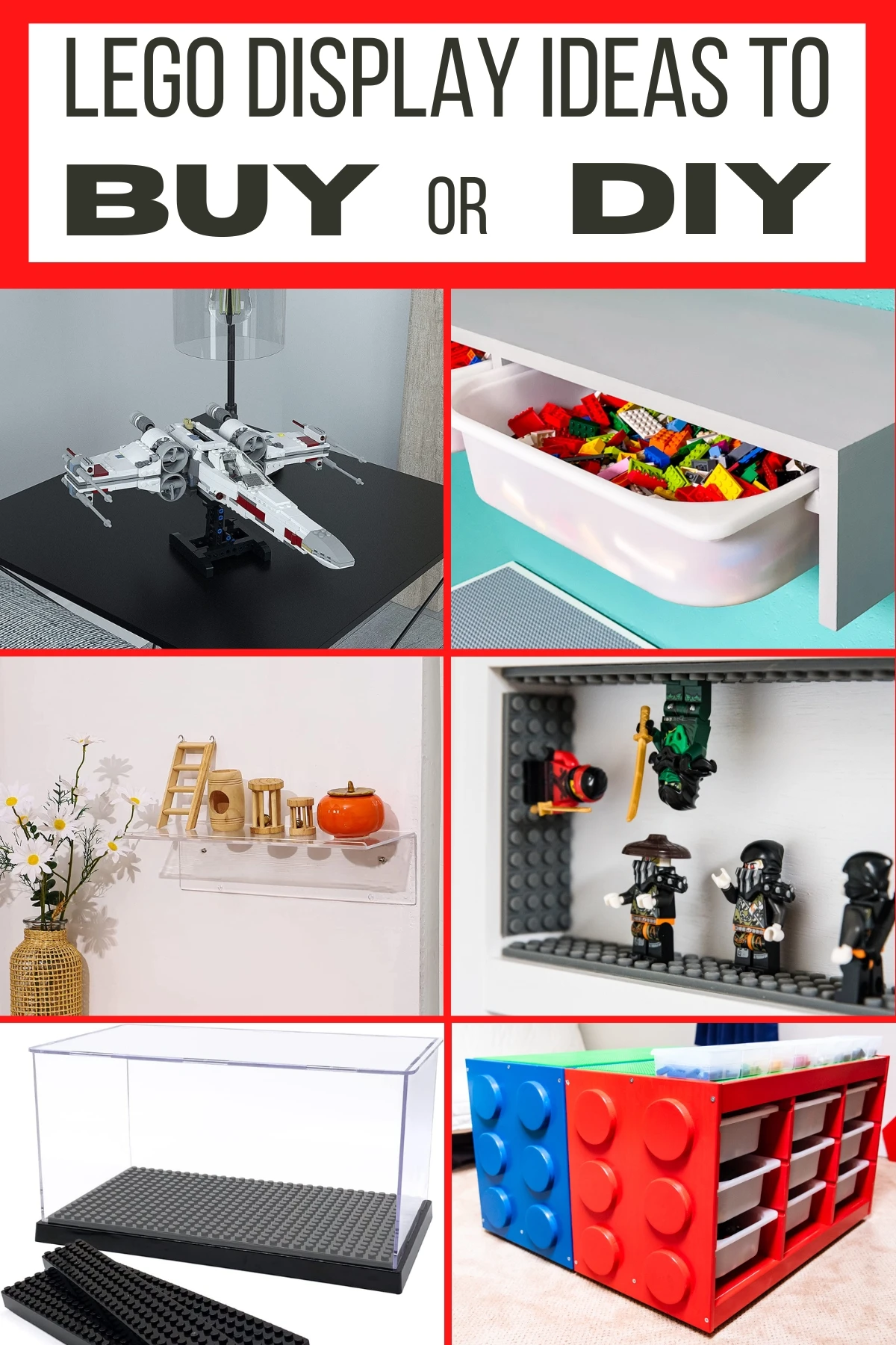 Simple (and Decorative) Lego Storage