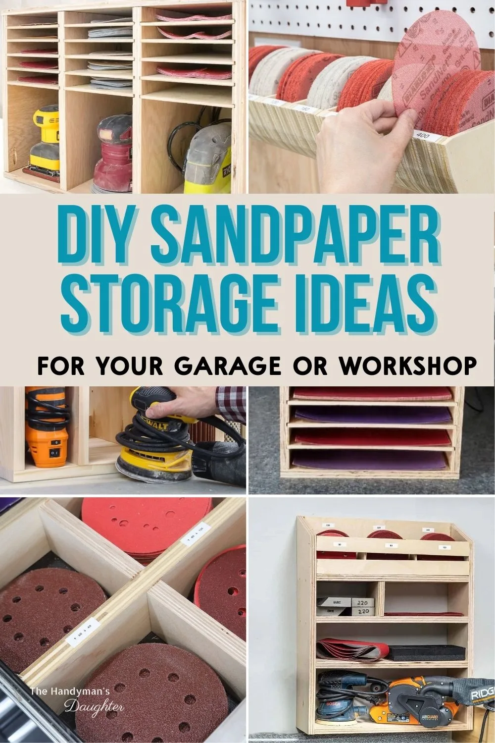 Sandpaper Storage Rack 