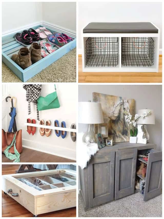 30 Clever DIY Shoe Storage Ideas - The Handyman's Daughter