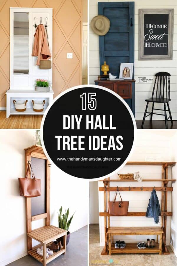 DIY Hall Tree Ideas
 15 Amazing DIY Hall Tree Ideas with Plans The Handyman s Daughter