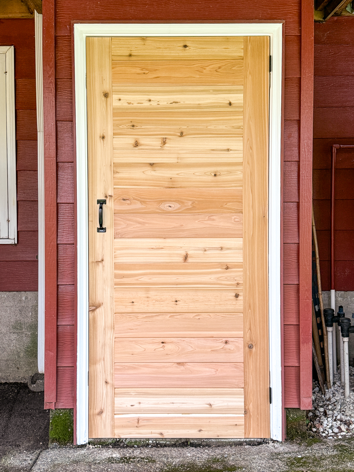 DIY shed door