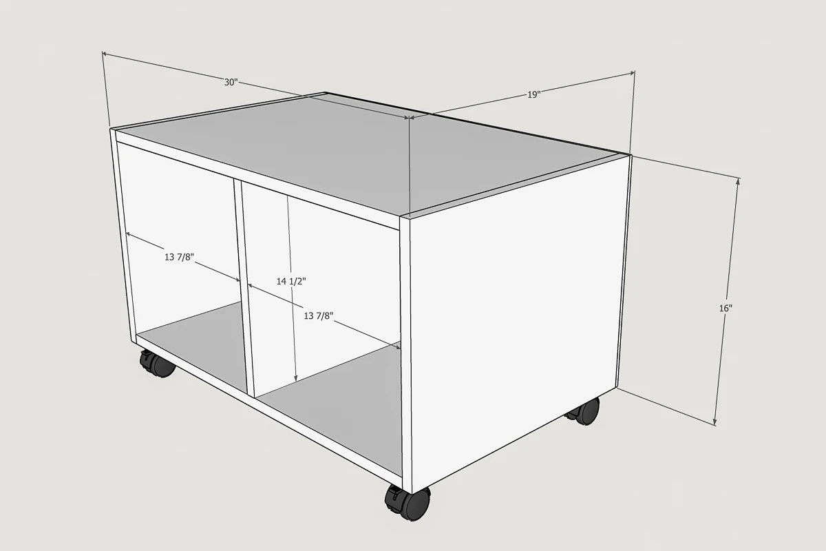 3D model of 3D printer stand